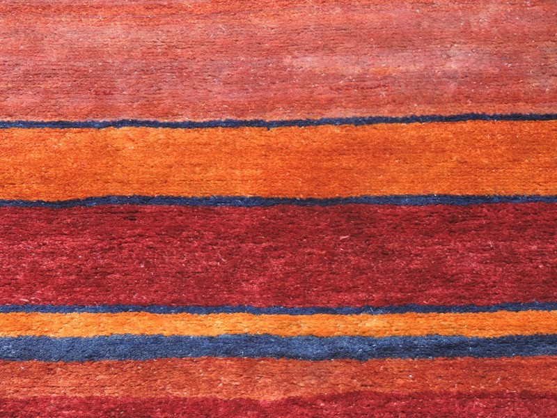 4x5ft. Afghan Chobi Akstafa Burgundy Wool Rug gallery