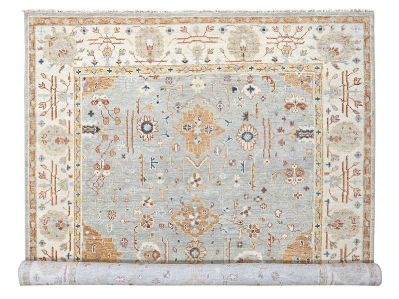 Stunning Vegy Dye,Wool Pile Legendary Oushak Rug 10'1"x13'10" gallery