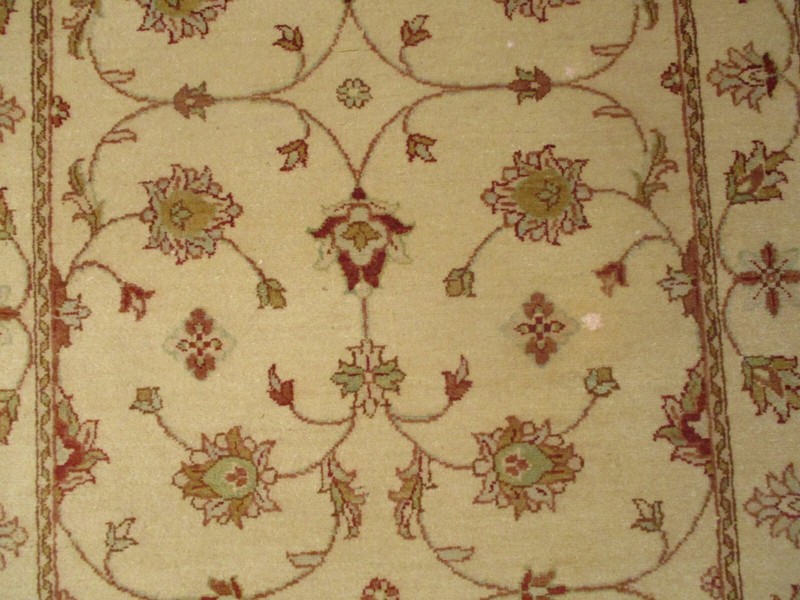 4x10 All-Over Pattern Wide Runner Farahan Handmade-Knotted Rug Wool 580343 gallery
