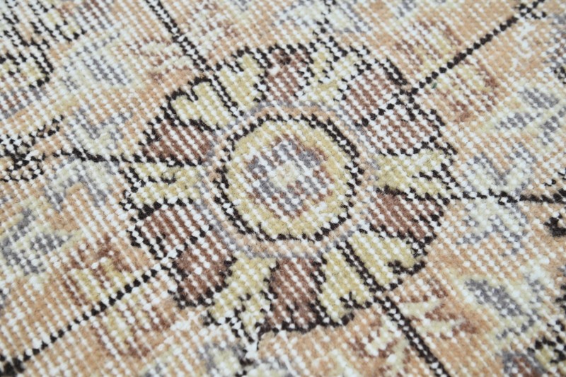 Oushak 7x10,Turkish Rug,vintage,anatolian,BEIGE,kilim,Bohemian,handmade,wool gallery