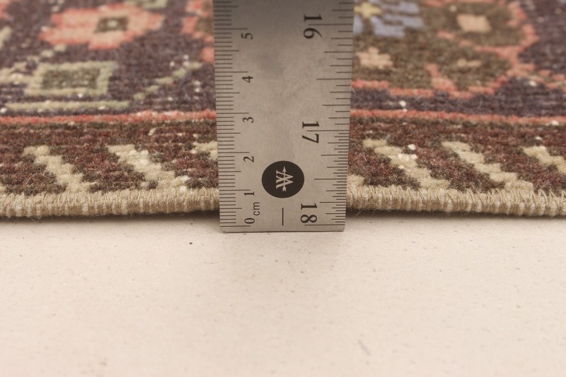 Vintage Hand-Knotted Carpet 4'11" x 13'9" Traditional Oriental Wool Area Rug gallery
