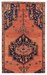 Traditional Vintage Hand-Knotted Area Rug 4’6″ x 7’6″ Oriental Wool Carpet