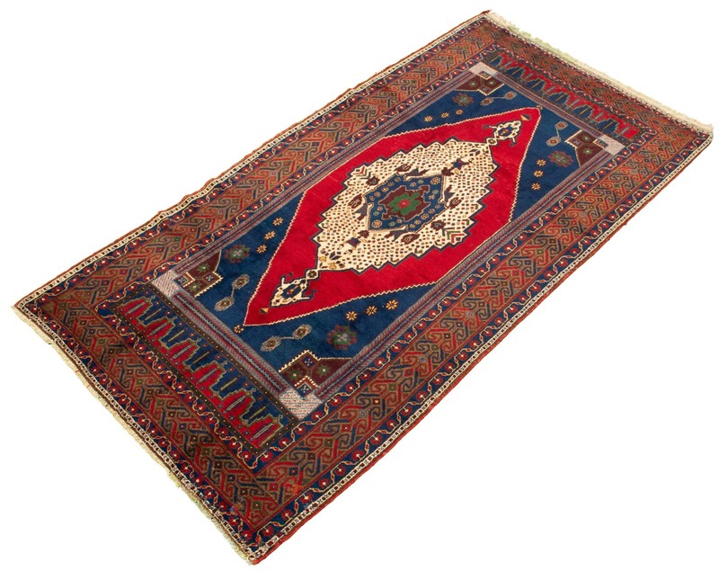 Vintage Hand-Knotted Area Rug 5'1" x 9'7" Traditional Oriental Wool Carpet gallery