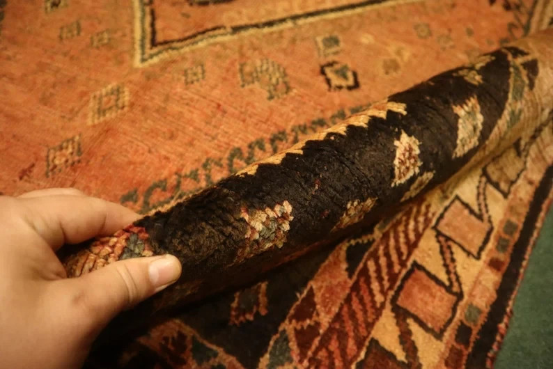 150 X 275 cm COLLECTORS' ITEM Antique Natural Vegetable Star Kazak Caucasian Rug gallery