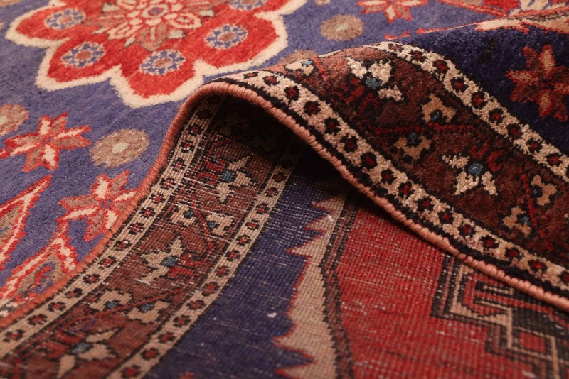 Vintage Hand-knotted Runner Rug 3'7" x 8'2" Traditional Oriental Wool Carpet gallery