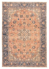 Vintage Hand-Knotted Area Rug 9’1″ x 12’11” Traditional Wool Carpet