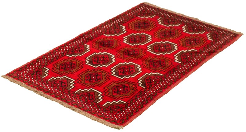Vintage 3'5" x 5'6" Traditional Hand Knotted Vegetable Dye Wool Area Rug gallery