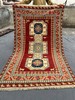 Red Turkish Pictorial Soumak Rug 4'3x7'1 Handmade Wool Animal Tribal Vintage rug gallery