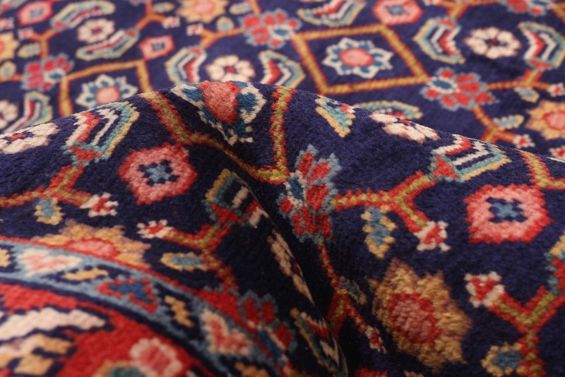 Vintage Hand-knotted Runner Rug 3'4" x 9'5" Traditional Oriental Wool Carpet gallery
