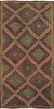 Vintage Hand Woven Area Rug 4'10" x 12'2" Traditional Wool Oriental Carpet gallery