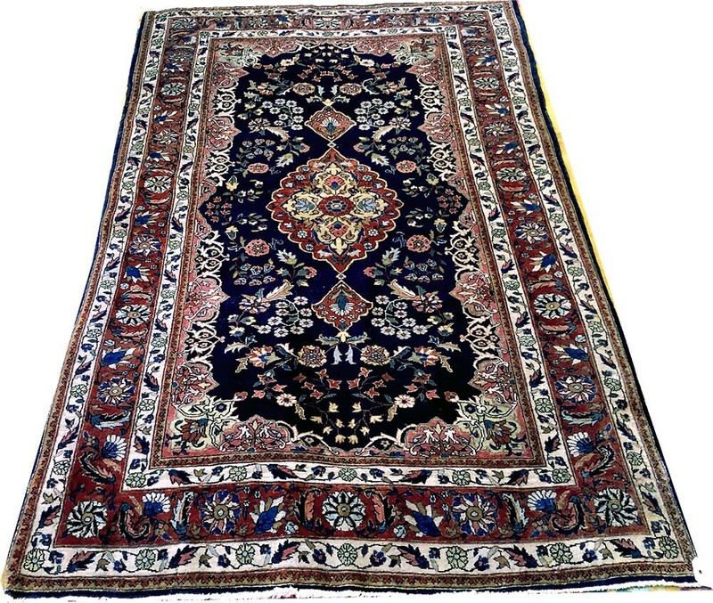 An Antique Sensational Genuine Sarouk Rug gallery