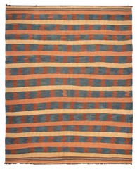 Traditional Vintage Hand Woven Area Rug 12’10” x 16’3″ Wool Oriental Carpet