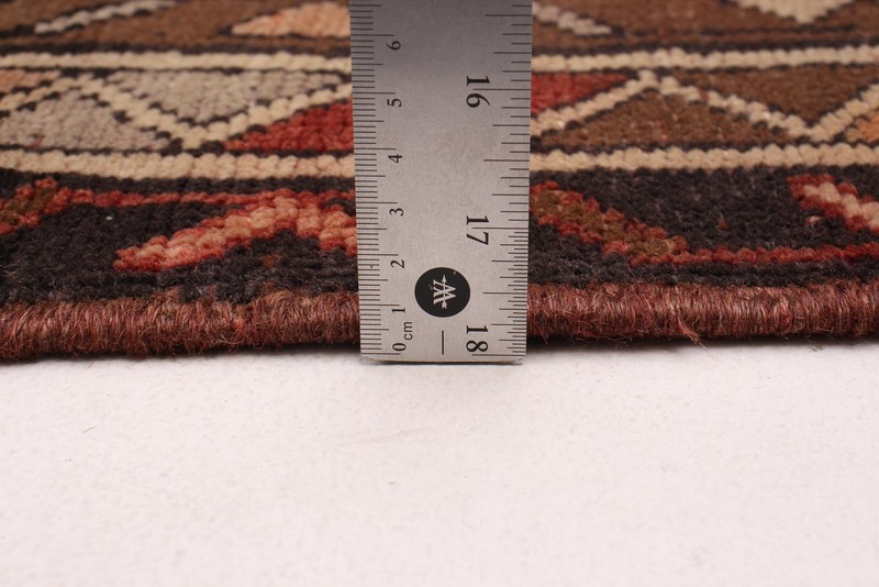 Vintage Hand-knotted Runner Rug 3'10" x 13'0" Traditional Oriental Wool Carpet gallery