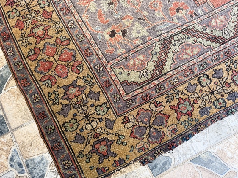 7x12 Shabby Vintage Turkish Rug, Large Faded Terracotta Distressed Area Carpet gallery