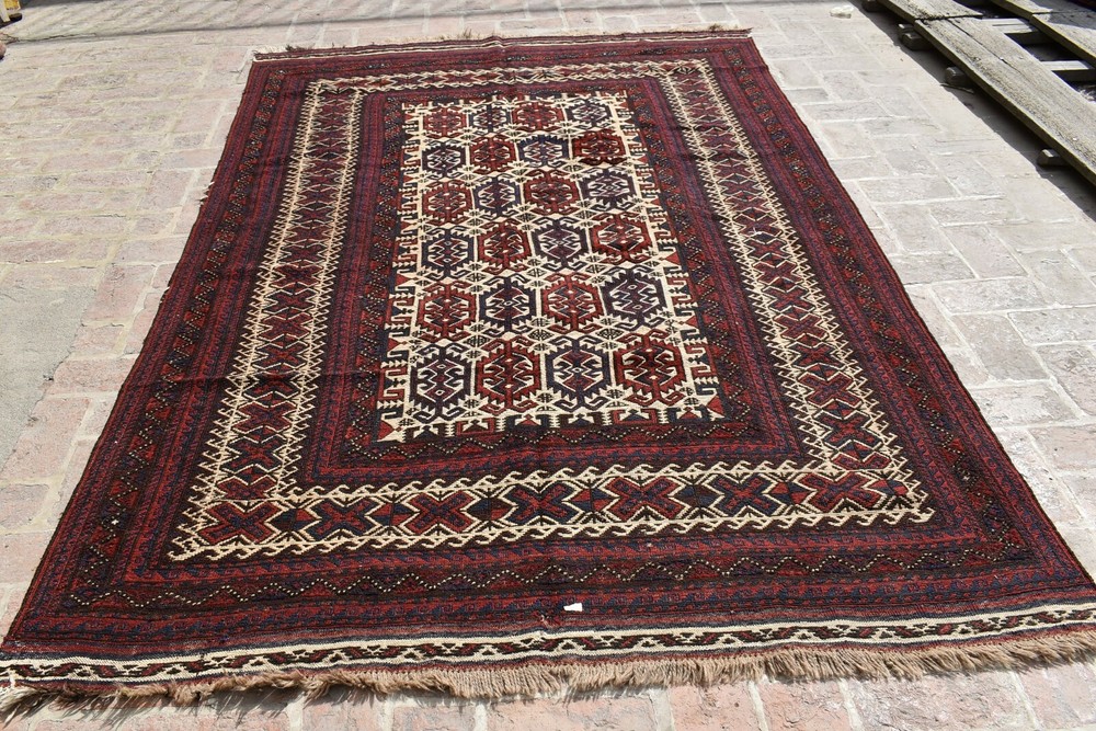 5'10 x 9'4 Handmade vintage afghan berjesta wool kilim rug, Hand woven kilim rug