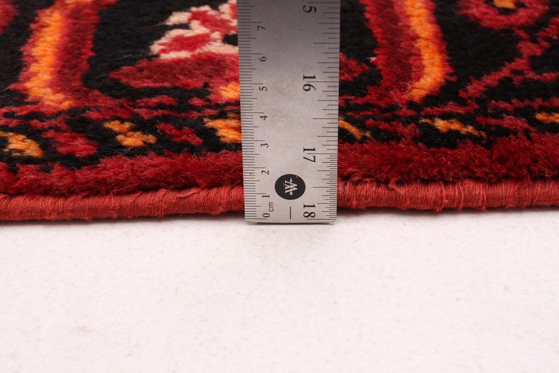 Vintage Traditional Hand-Knotted Area Rug 4'2" x 6'5" Oriental Wool Carpet gallery