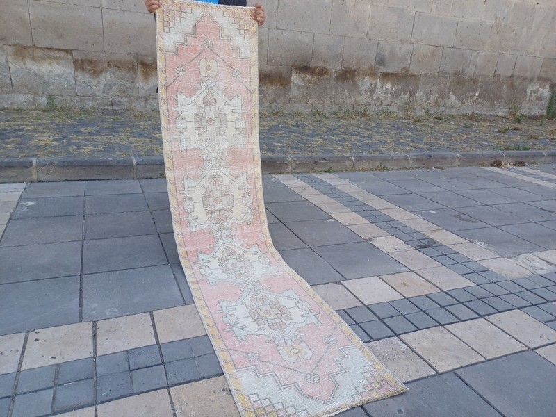 2x8 Turkish kitchen rug 1.74 x 7.87 ft Vintage Handmade rug 53 x 240 cm runner gallery