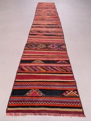 Old Turkish narrow Kilim Runner 318×50 cm shabby chic, vintage kelim