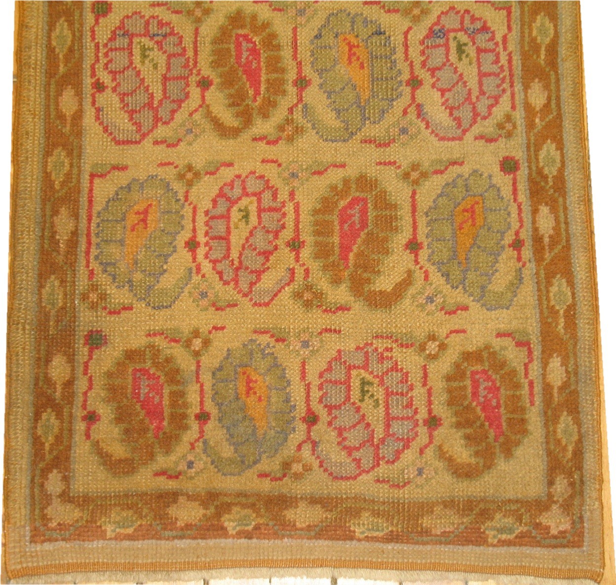 Antique Decorative Turkish Oushak Ushak Rug Runner 1'9''x5'10'' gallery