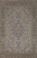 Vintage Wool Handmade Tebriz Traditional Area Rug 6×10 Floral Living Room Carpet
