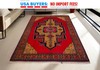 Vintage 1960s Handwoven Turkish Rug 6’8” x 9’11” – Unused Wool with Natural Dyes gallery