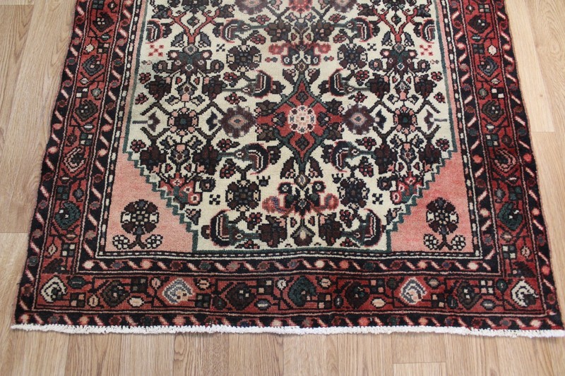 Vintage Oriental Herati design Rug 155 x 105 cm Handmade Wool Carpet gallery