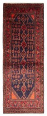 3’7″ x 9’7″ Vintage Hand-knotted Runner Rug Traditional Oriental Wool Carpet