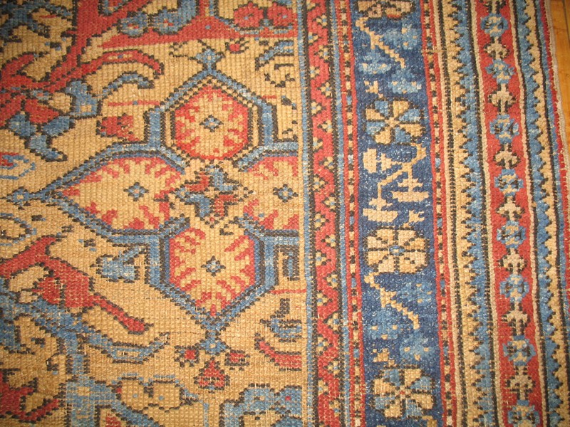 Antique Gorgeous Turkish Oushak Ushak Rug 10'2''x11'6'' gallery