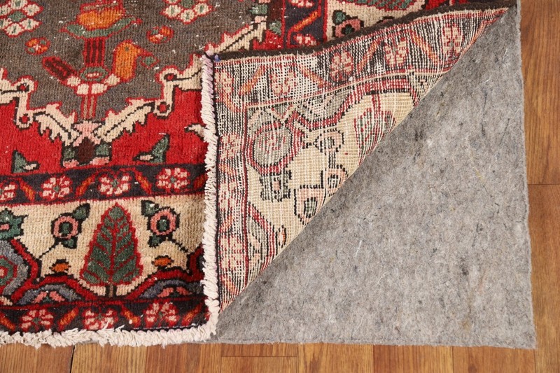 Vintage Red Wool Bakhtiari Traditional Rug 5x7 Hand-knotted Carpet gallery