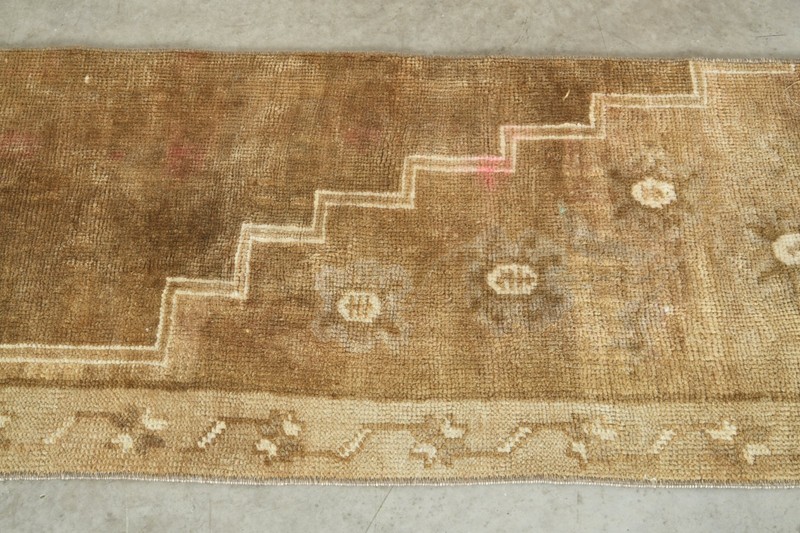 2x4 Turkish Door Mat Rug Hand-Knotted Small Vintage Oushak Carpet Mini Rugs,571 gallery