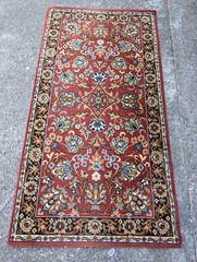 Vintage Shag Carpet 60s Mid Century Rug 160 x 80 cm Light 1970-1979