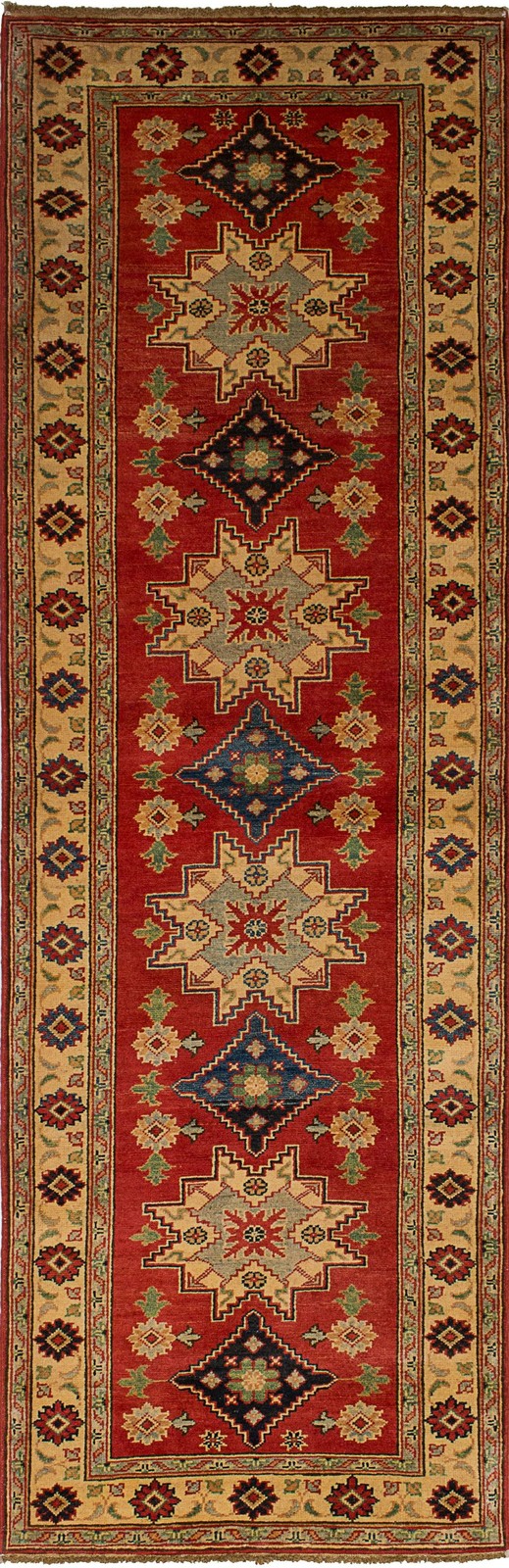 Vintage Hand-knotted Runner Rug 2'10" x 9'10" Traditional Oriental Wool Carpet gallery