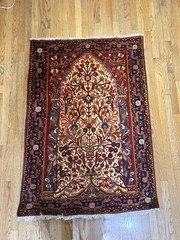 GORGEOUS TREE OF LIFE BIJAR HANDMADE RUG 3’5×4’9 EXCEPTIONAL QUALITY AND COLORS