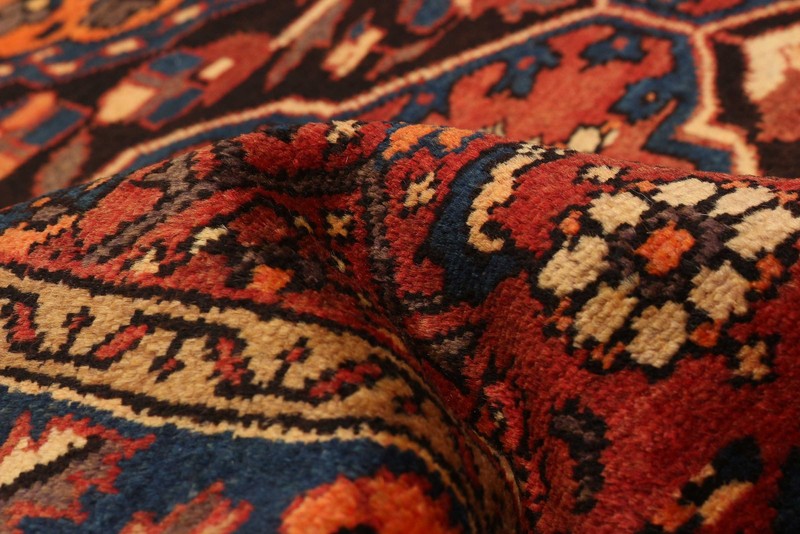 Vintage Hand-Knotted Carpet 4'3" x 6'7" Traditional Oriental Wool Area Rug gallery