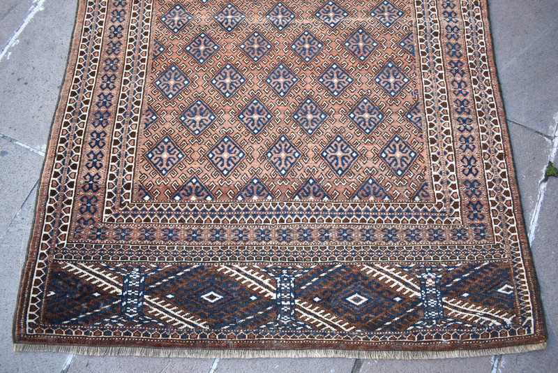Antique Tribal Ensi Rug 49'' x 71'' Collector Item Ensi Rug Natural Dye Wool Rug gallery