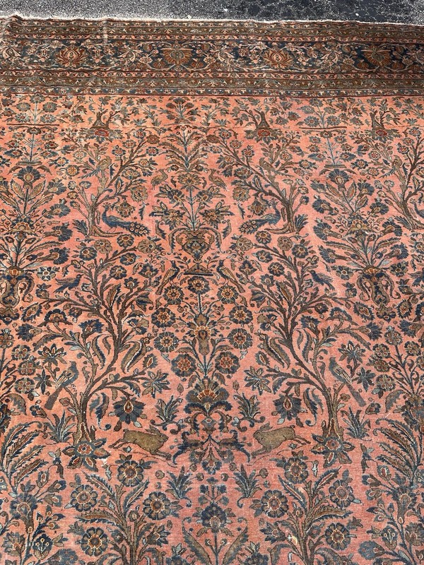 Majestic Antique Oriental Rug 12x19 - 13C gallery