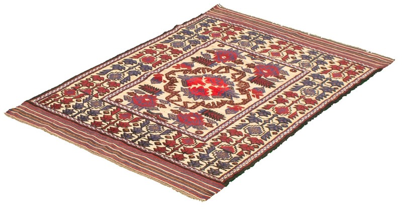 Traditional Vintage Hand-Knotted Oriental Carpet 4'1" x 6'2" Wool Area Rug gallery