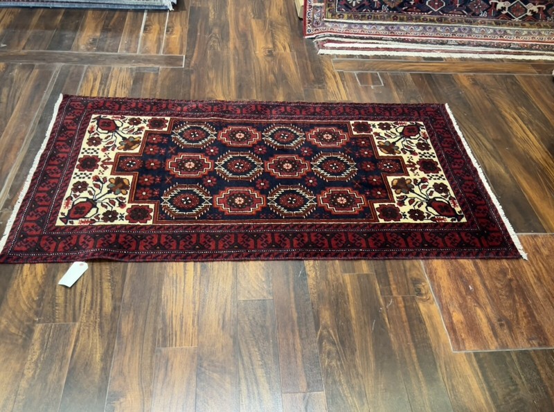 Genuine Hand Knotted Turkish Oushak Heriz GeometricArea Rug Carpet 3’4x6’4,#1013 gallery