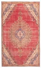Traditional Vintage Hand-Knotted Area Rug 7’7″ x 13’1″ Oriental Wool Carpet