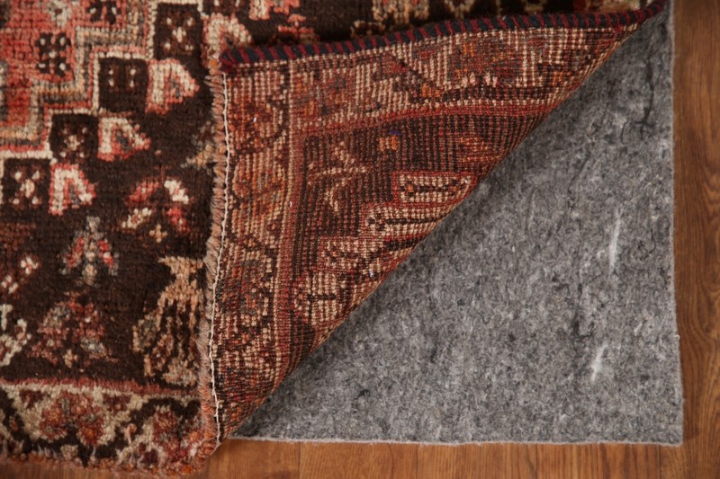Antique Rug 4x5 ft.Geometric Qashqai Oriental Handmade Low Pile Wool Area Rug gallery
