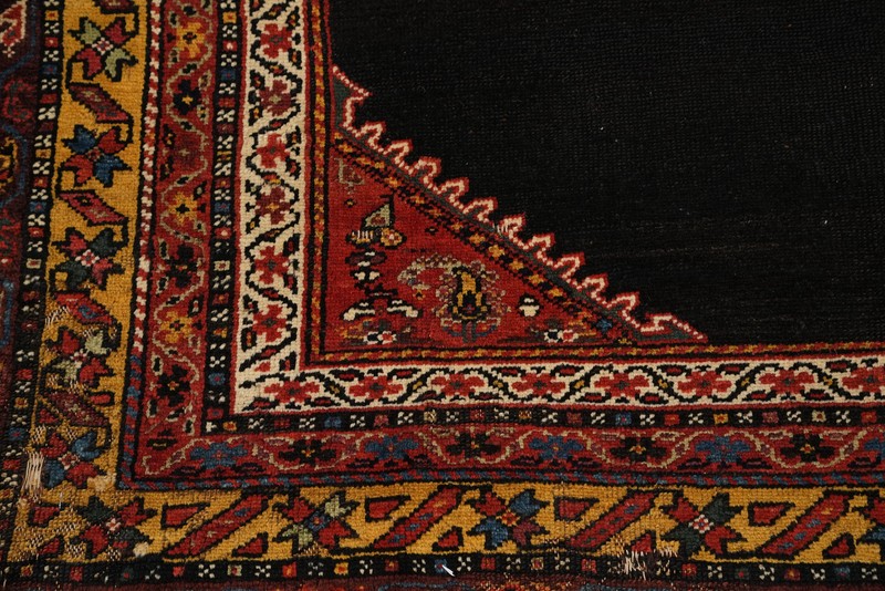 Pre-1900 Vegetable Dye Traditional Area Rug 5x10 Ft Hand-Knotted Wool Carpet gallery