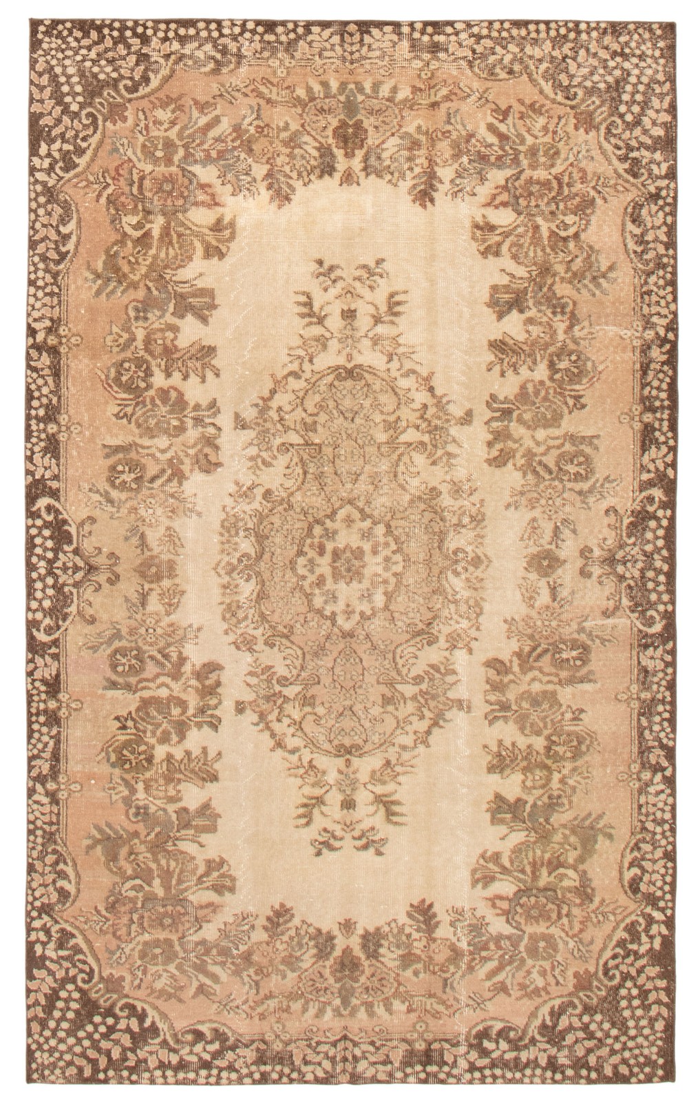Traditional Vintage Hand-Knotted Area Rug 5'7" x 9'2" Oriental Wool Carpet gallery
