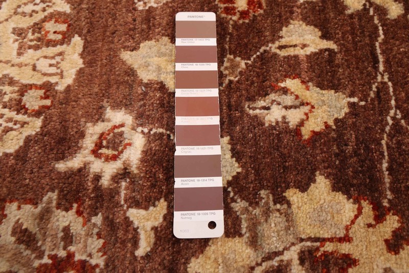 Vintage 9'1" x 8'11" Traditional Hand Knotted Vegetable Dye Wool Area Rug gallery
