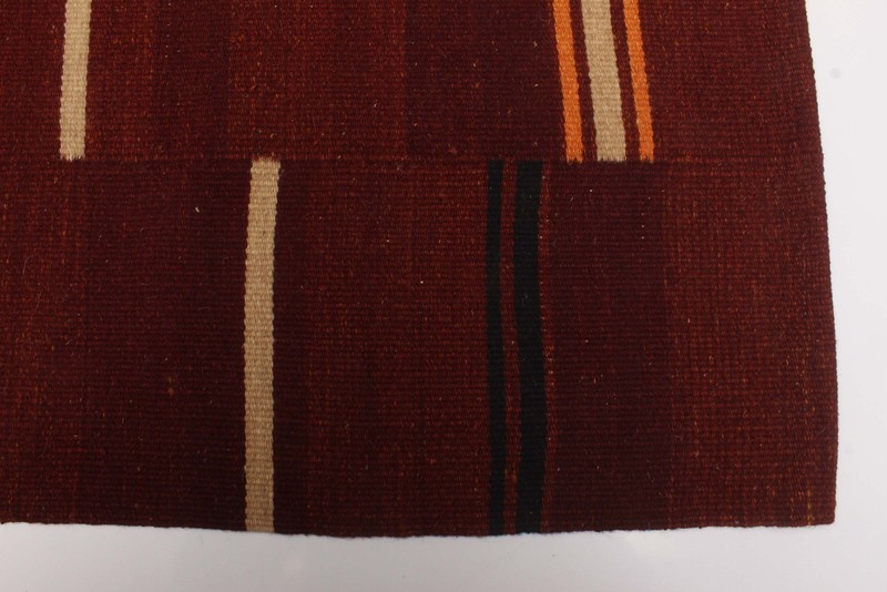 Vintage Hand Woven Turkish Carpet 4'11" x 8'1" Traditional Wool Kilim Rug gallery