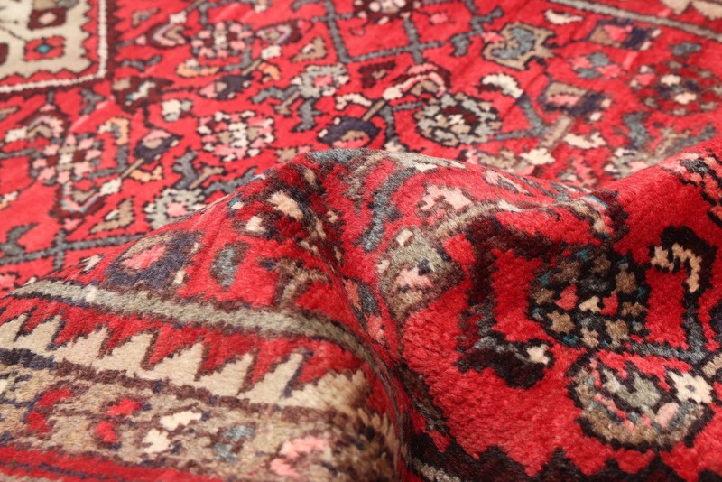 3'9" x 9'10" Vintage Hand-knotted Runner Rug Traditional Oriental Wool Carpet gallery