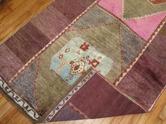 Vintage Turkish Ushak Oushak Kars Gallery Rug Size 4’6”x13′
