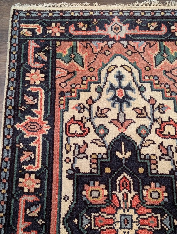 Indo Per'sian Heriz Serapi Runner 2.7 x 16, Vintage Wool Runner gallery