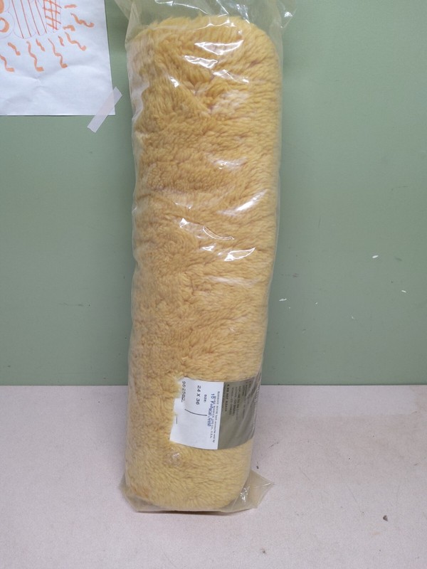 vintage 1970s sears and roebuck 24x36 rug yellow nos original packaging retro gallery