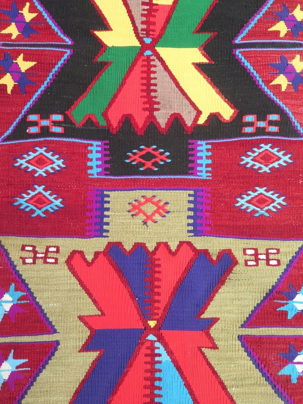 Runner Rug Stairs Rug Hallway Rug Turkish Kilim Runner Corridor LongRug 23"x128" gallery