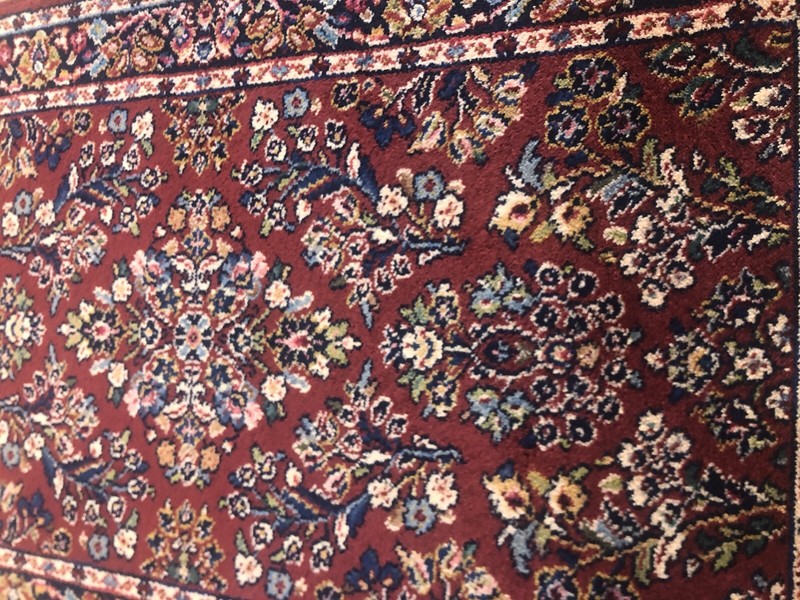 2.6x4.3 Karastan Rug 785 Red Sarouk -Professionally Washed gallery